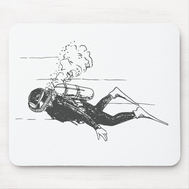 Mousepad Scuba Diver (Frente)