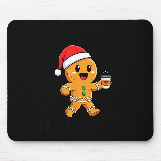 Mousepad Scy And Caffeinated Coffee Men Women Gingerbread C (Frente)