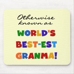 Mousepad Se não sabido como presentes do Melhor-est Granma
