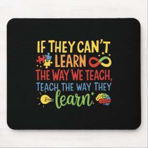 Mousepad Se não souberem como ensinamos Ed Especial