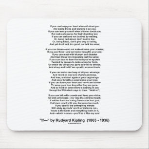 Mousepad Se Poema De Rudyard Kipling (Poema Inspiracional)