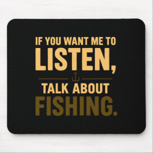 Mousepad Se quiser ouvir falar sobre desempenho na pesca