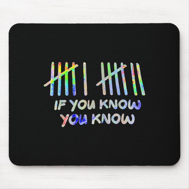 Mousepad Se Você Sabe Você Sabe 67 Seis Sete Meme (Frente)