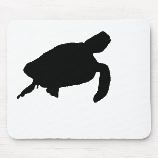 Mousepad Sea Turtle Silhouette (Frente)