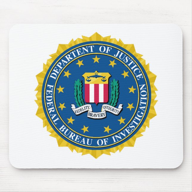Mousepad Seal do FBI (Frente)