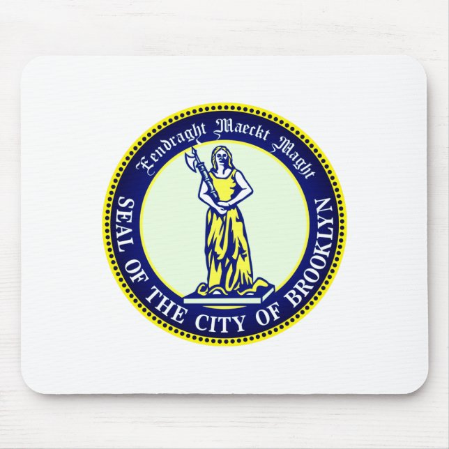 Mousepad Seal Of The Borough Of Brooklyn New York _1  (Frente)