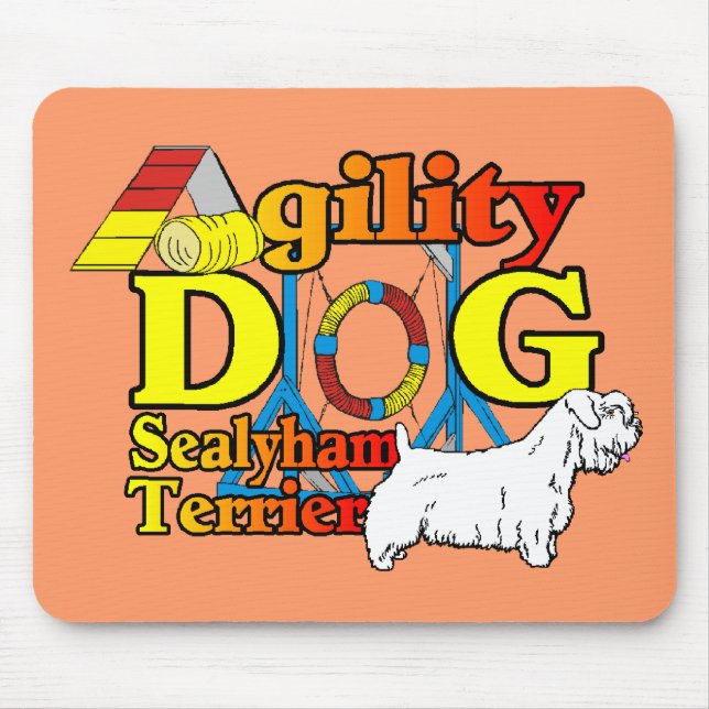 Mousepad Sealyham_Terrier_Agilidade (Frente)