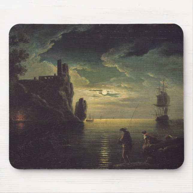 Mousepad Seascape da noite (Frente)
