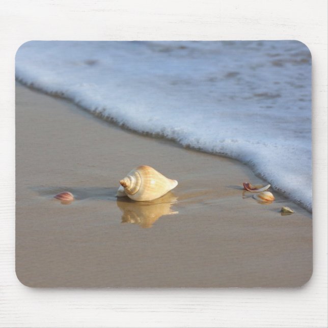 Mousepad Seashell na praia (Frente)