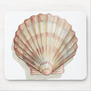 Mousepad Seashell Rosa e Cream