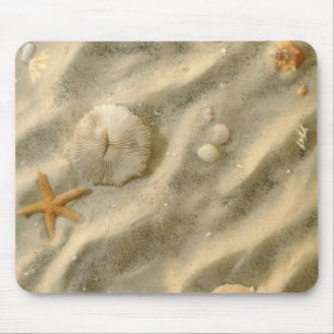 Mousepad Seashells na areia