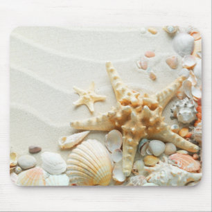 Mousepad Seashells no tapete do rato da praia