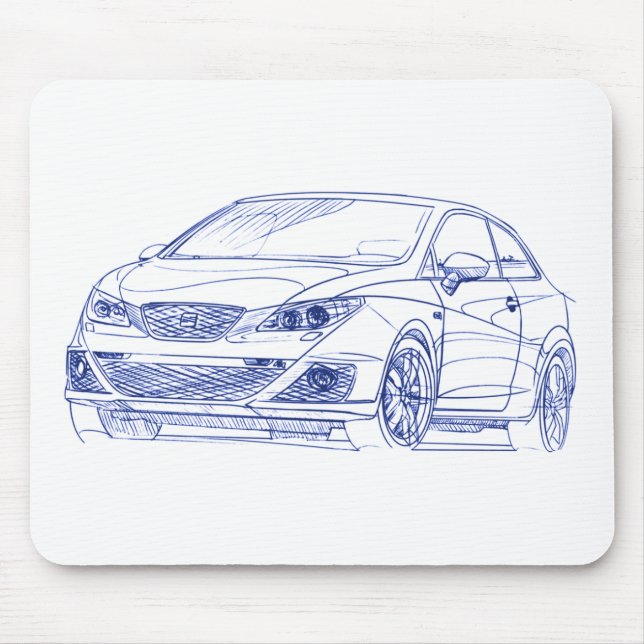 Mousepad Seat Ibiza franco 2010 (Frente)