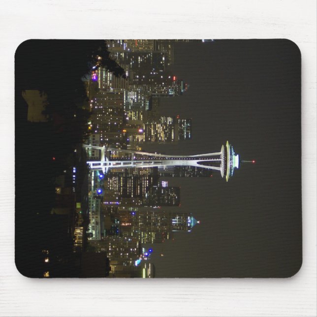 Mousepad Seattle na noite (Frente)