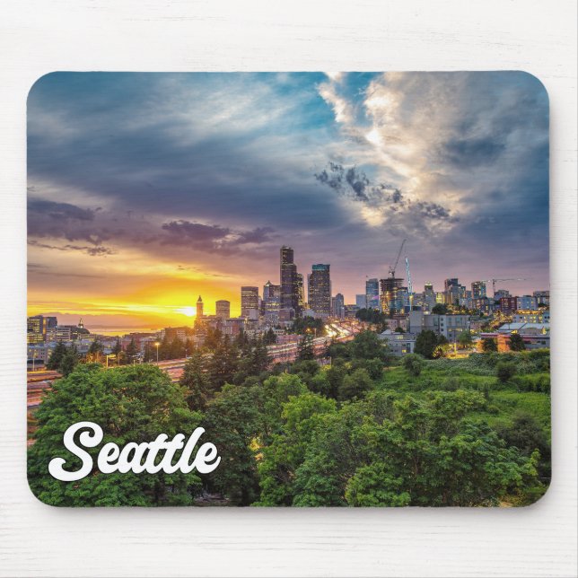 Mousepad Seattle, Washington, Estados Unidos (Frente)