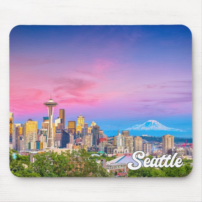 Mousepad Seattle, Washington, Estados Unidos (Frente)