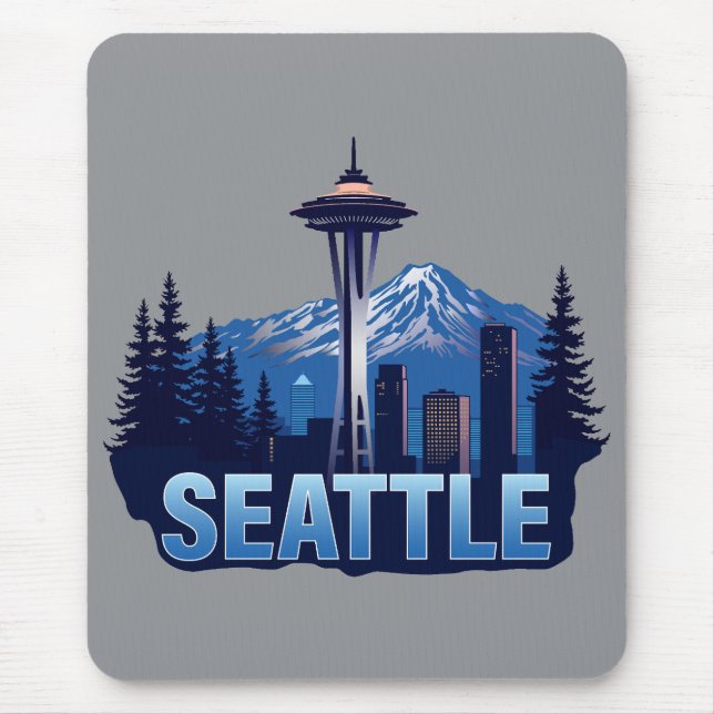 Mousepad Seattle Washington United States of America (Frente)