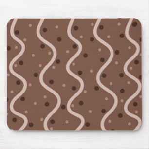 Mousepad Seca de Chocolate Escuro e Padrão de Sprinkles