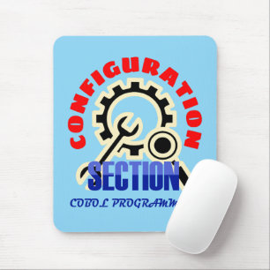Mousepad Seção de configuração em programação Cobol