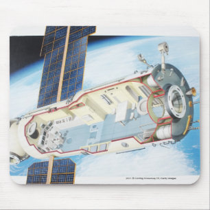 Mousepad Secção transversal da estação espacial psta so