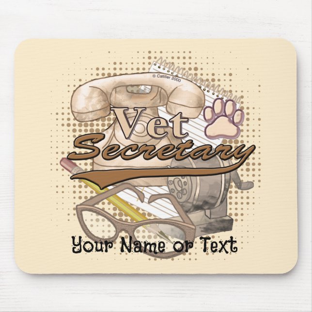 Mousepad Secretário Veterinário (Frente)