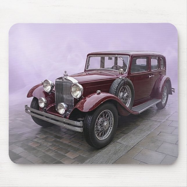 Mousepad Sedã de Luxo Borgonha anos 1930 (Frente)
