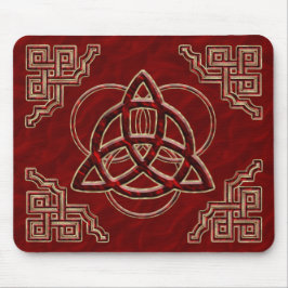 Mousepad Seda do vermelho de Triquetra