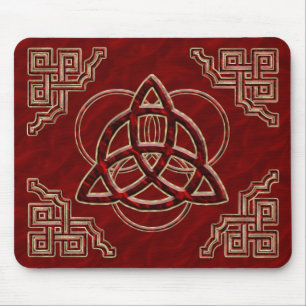Mousepad Seda do vermelho de Triquetra