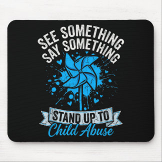 Mousepad See Something Say Something Pinwheel Child
