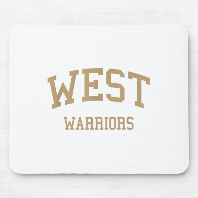 Mousepad Segundo grau Ocidental Torrance Ca Retro Esporte (Frente)