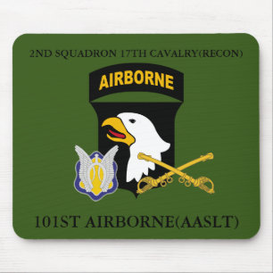 MOUSEPAD SEGUNDO SQUADRON 17TH CAVALRY(RECON) 101RUA AIRBOR