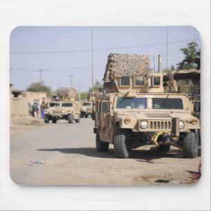 Mousepad Segurança da conduta de Humvee durante uma