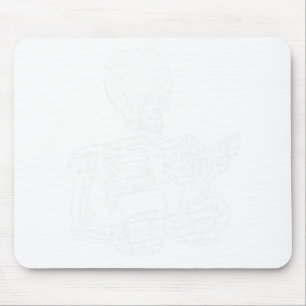Mousepad Segurando Gato De Dia de as Bruxas engraçado De Ga