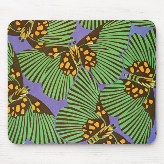 Mousepad Séguy's Art Deco Butterflies (Frente)
