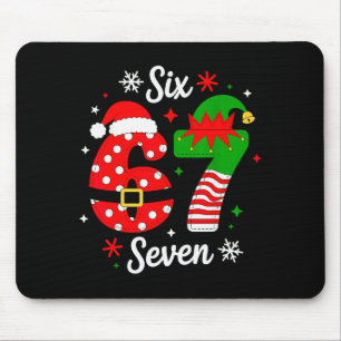 Mousepad Seis Sete 67 Meme 6 7 Papai Noel Roupas de Natal p