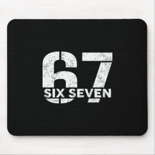 Mousepad Seis Sete 67 Número 67 Meme 6 7 Moda Seis Sete G