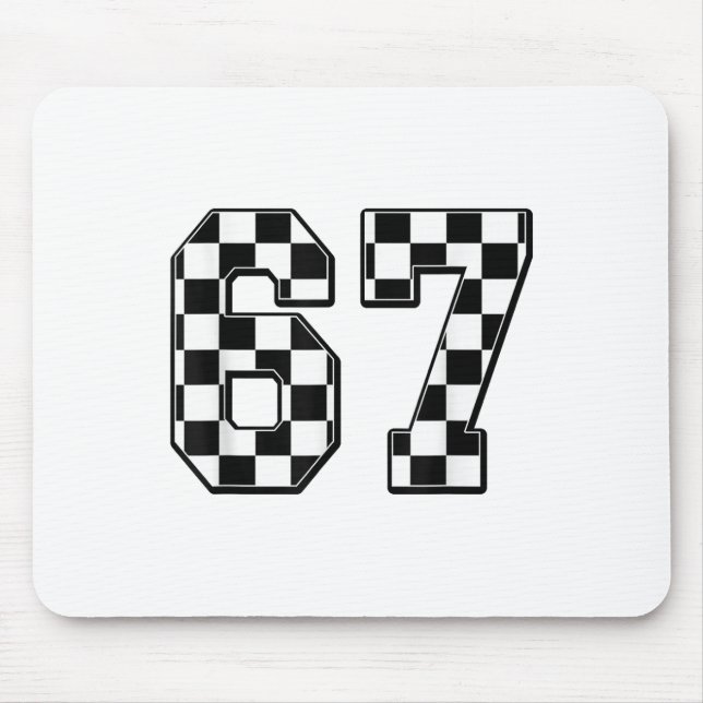 Mousepad Seis Sete 67 Número do Meme 67  (Frente)