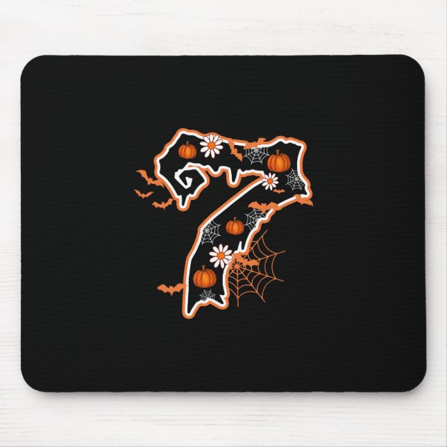 Mousepad Seis Sete 6 7 Meme Engraçado 67 Design de Fantasia (Frente)