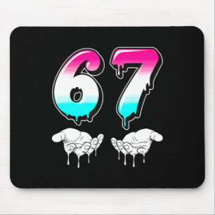 Mousepad Seis Sete 6 7 Meme Gen Alpha Gíria Fantasia Ma
