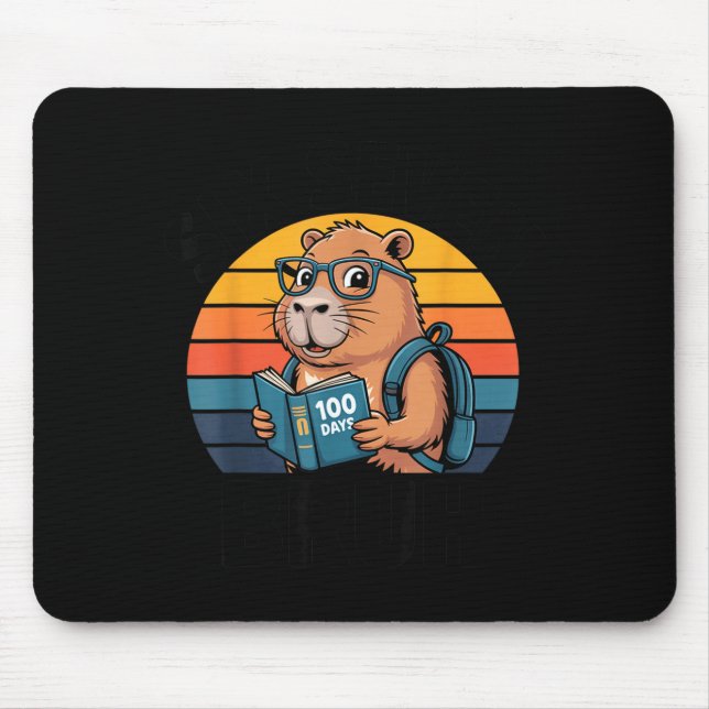 Mousepad Seis Sete Bruh 67 Meme Engraçado 100 Dias De Escol (Frente)