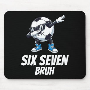 Mousepad Seis Sete Bruh Rotação Cerebral Geração Alfa Dabbi