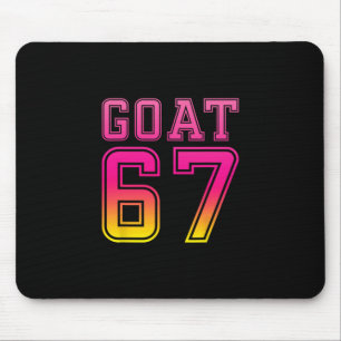 Mousepad Seis Sete Cool 6 7 Sorvete Cabra 67 Meme Rizz Dive