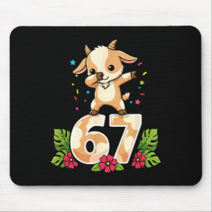 Mousepad Seis Sete Meme Cabra Bebê Dabbing 67 Divertido Ap 