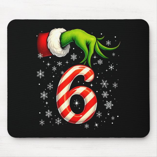 Mousepad Seis Sete Natal Engraçado Casal Combinando Meme  (Frente)