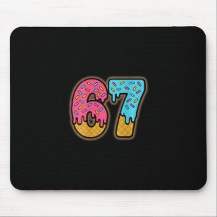 Mousepad Seis Sete Sorvete Gotejamento Esporte 67 Diversão 
