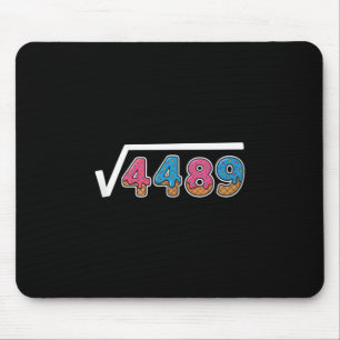 Mousepad Seis Sete Sorvete Gotejamento Meme Legal 67 Quadra