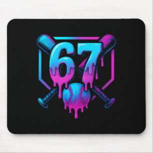 Mousepad Seis Sete Vendem Sorvete Drip Cool 67 Geração Alph