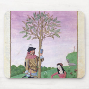 Mousepad Seiva do desenho de uma árvore