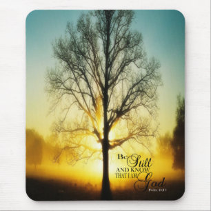 Mousepad Seja ainda e saiba que eu sou DEUS