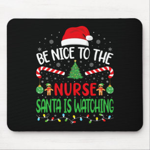 Mousepad Seja Bom Para Os Papais noeis De Enfermeira Ver Pi
